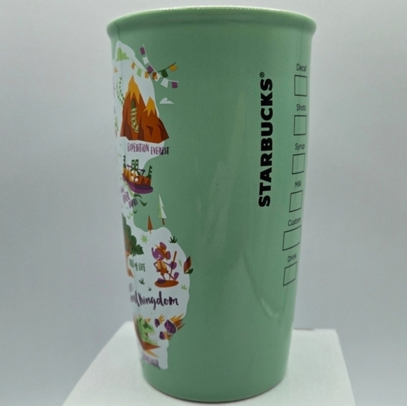 Starbucks Walt Disney World Animal Kingdom Mint Green Tumbler Cup Mug - Picture 5 of 12